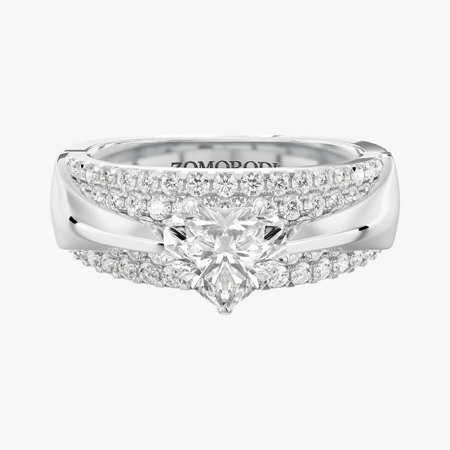 Nalin Heart-Cut Jewelry Wedding Ring